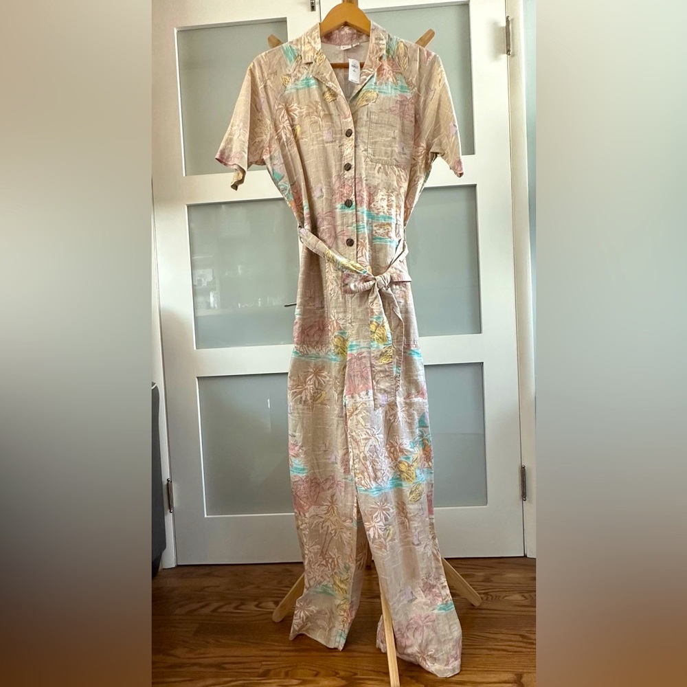 NWT - leisure coveralls - tropical jumper